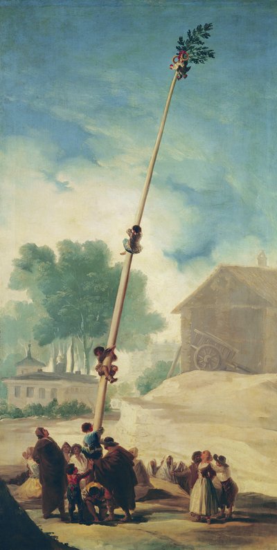 Il palo unto, 1787 da Francisco de Goya